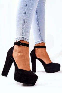 Czółenka Na Platformie|Czółenka Zamszowe><noscript><img width=