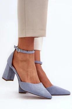 Czółenka Zamszowe|Czółenka Na Słupku><noscript><img width=