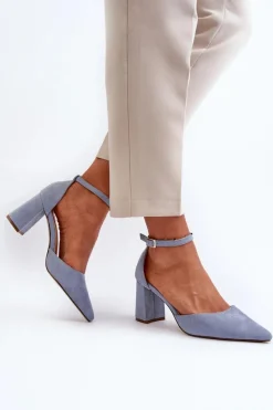 Czółenka Zamszowe|Czółenka Na Słupku><noscript><img width=