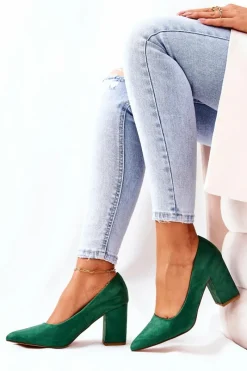 Czółenka Zamszowe|Czółenka Na Słupku><noscript><img width=