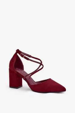 Czółenka Zamszowe|Czółenka Na Słupku><noscript><img width=