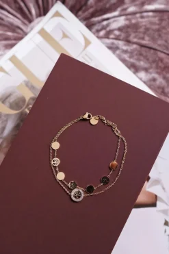 Online Damska Bransoleta Celebrytka Złota Drzewo Życia Bransoletki