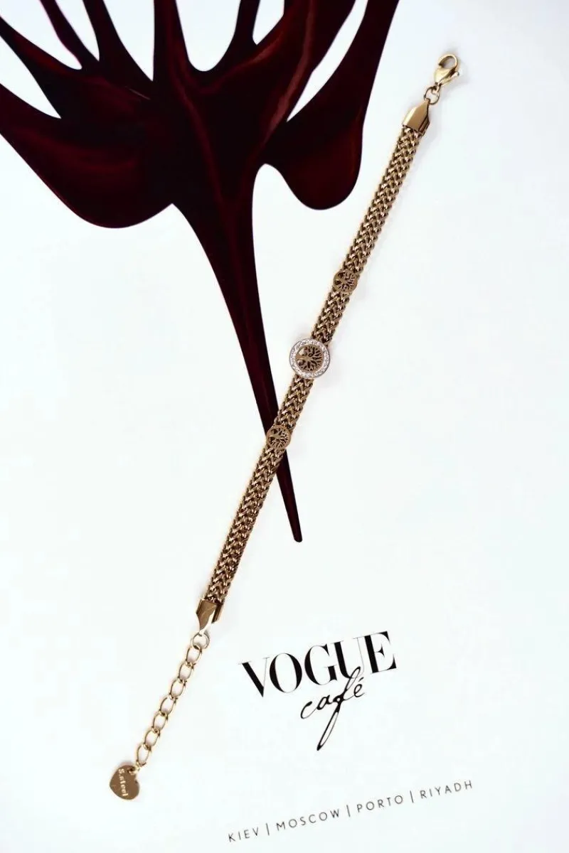 Discount Damska Bransoleta Celebrytka Złota Drzewo GoldTree Bransoletki