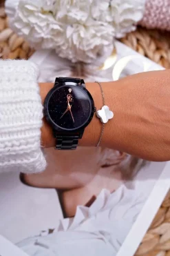 Hot Damska Bransoleta Na Łańcuszku Srebrna Koniczynka Millow Bransoletki