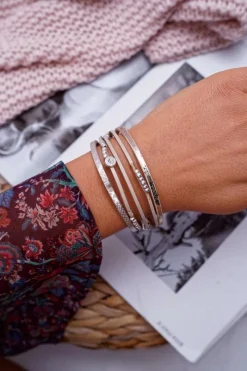 Discount Boto Damska Bransoleta Rzemień Beżowa Koraliki Michiko