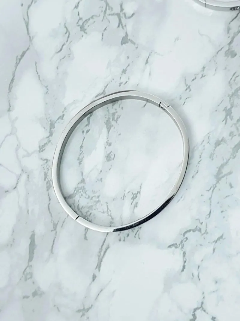 Best Damska Bransoleta Stalowa Z Grawerowanym Wzorem Miss Bransoletki