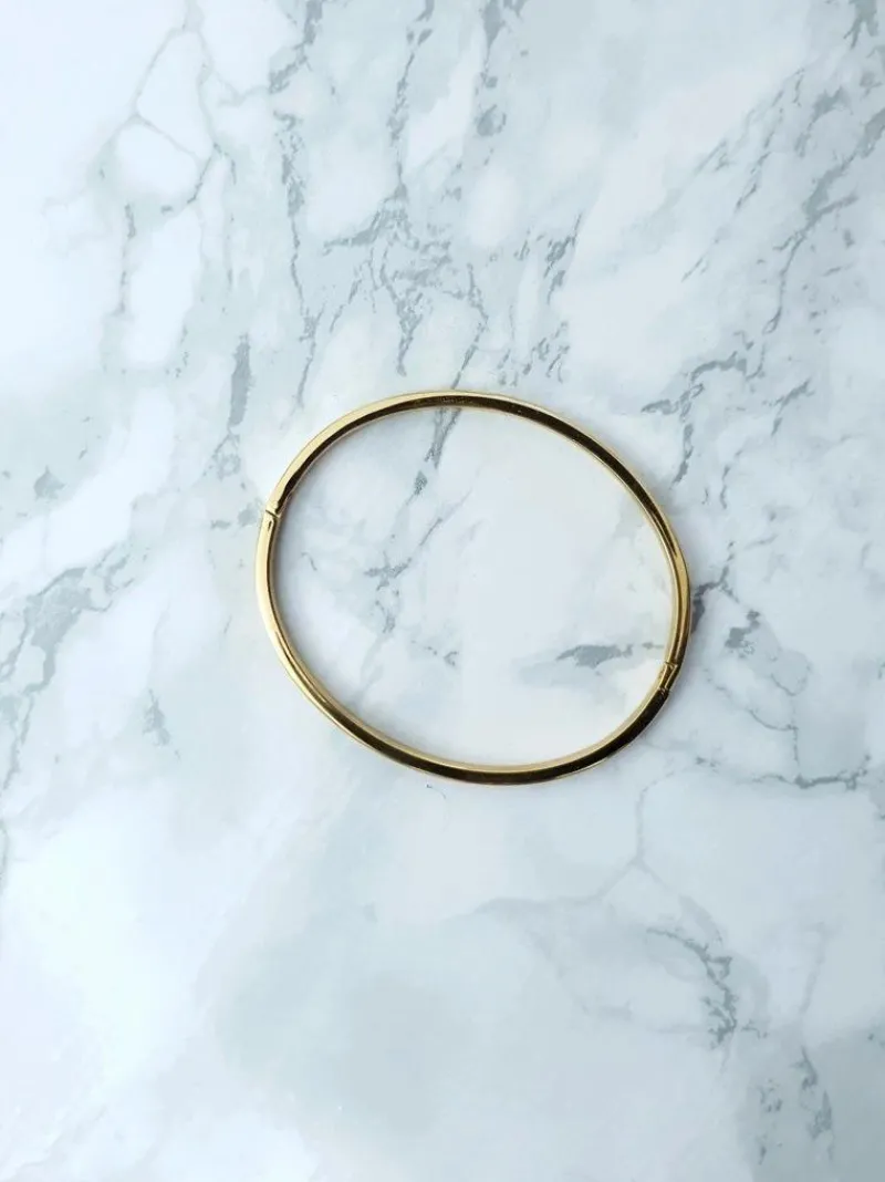 Sale Damska Bransoleta Stalowa Z Cyrkonią Złota Kimi Bransoletki