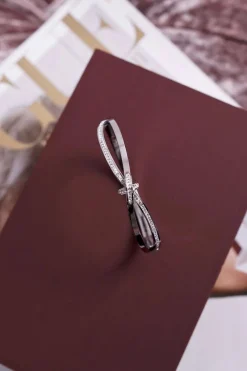 Discount Boto Damska Bransoleta Stalowa Z Cyrkoniami Srebrna Fergu