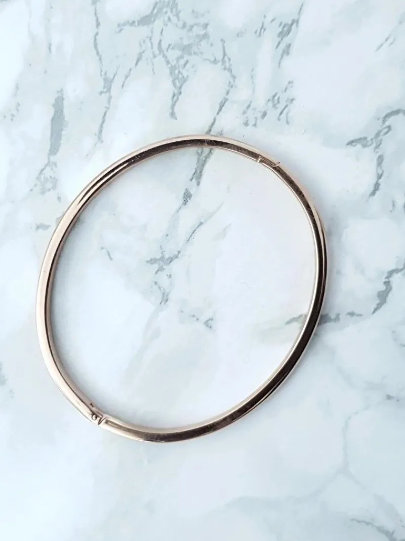 Bransoletki>Boto Damska Bransoleta Stalowa Z Cyrkonią Różowe Złoto Kimi