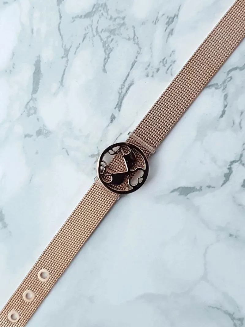 Sale Boto Damska Bransoleta Z Flamingami Różowe Złoto Salina