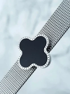 Outlet Damska Bransoleta Z Koniczyną Srebrna Salina Bransoletki