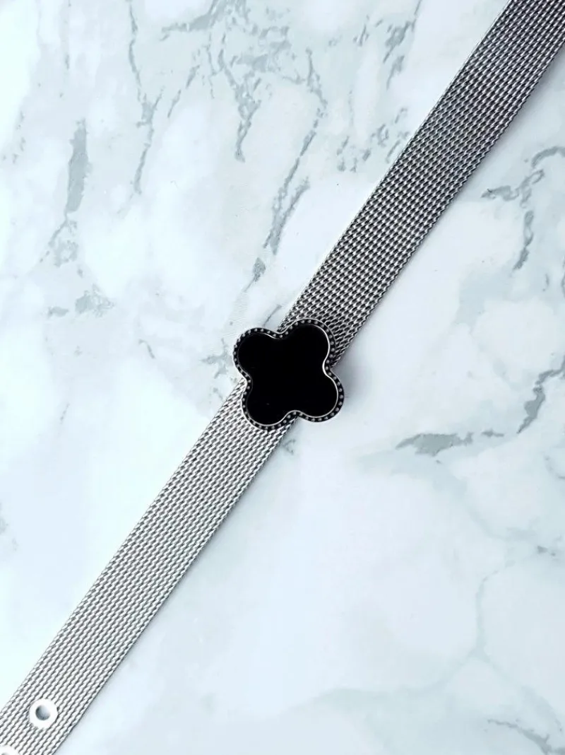 Outlet Damska Bransoleta Z Koniczyną Srebrna Salina Bransoletki