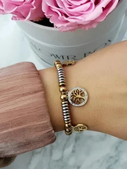 New Damska Bransoleta Z Zawieszkami Drzewo Życia Charms Bransoletki