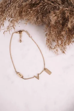 Bransoletki>Boto Damska Bransoletka Łańcuszek Na Nogę Złota Velvet