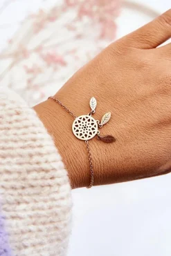 Bransoletki>Giorgio&Dario Damska Bransoletka Celebrytka Łapacz Snów Różowe Złoto