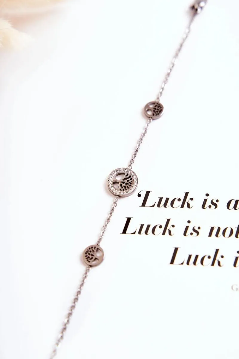 Bransoletki>Giorgio&Dario Damska Bransoletka Celebrytka Trzy Drzewa Życia Srebrna