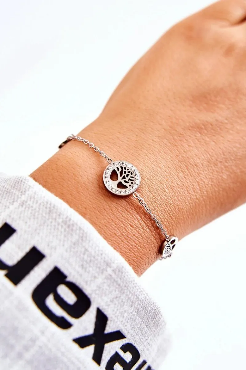 Bransoletki>Giorgio&Dario Damska Bransoletka Celebrytka Trzy Drzewa Życia Srebrna
