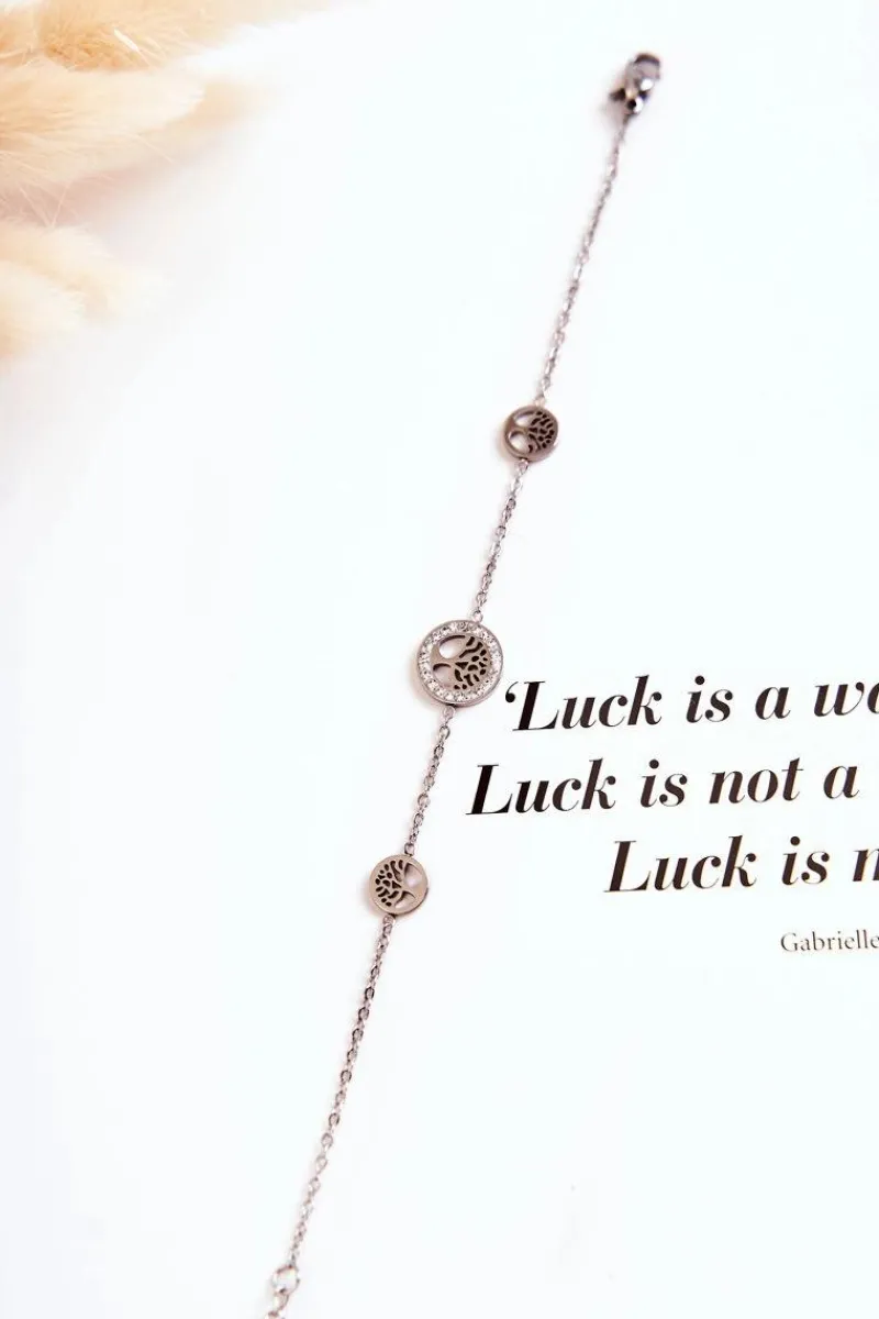 Bransoletki>Giorgio&Dario Damska Bransoletka Celebrytka Trzy Drzewa Życia Srebrna