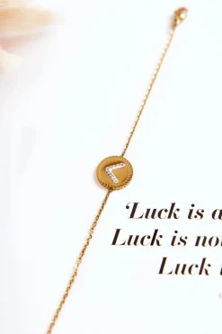 Hot Boto Damska Bransoletka Celebrytka Z Ozdobą I Cyrkoniami Złota Złoty