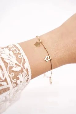 Bransoletki>Boto Damska Bransoletka Celebrytka Złota Gwiazdki Easy