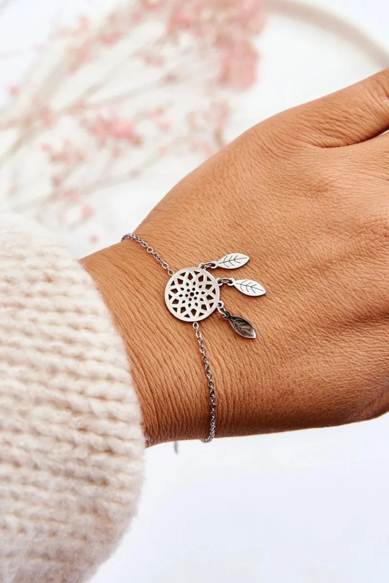 New Giorgio&Dario Damska Bransoletka Celebrytka Łapacz Snów Srebrna