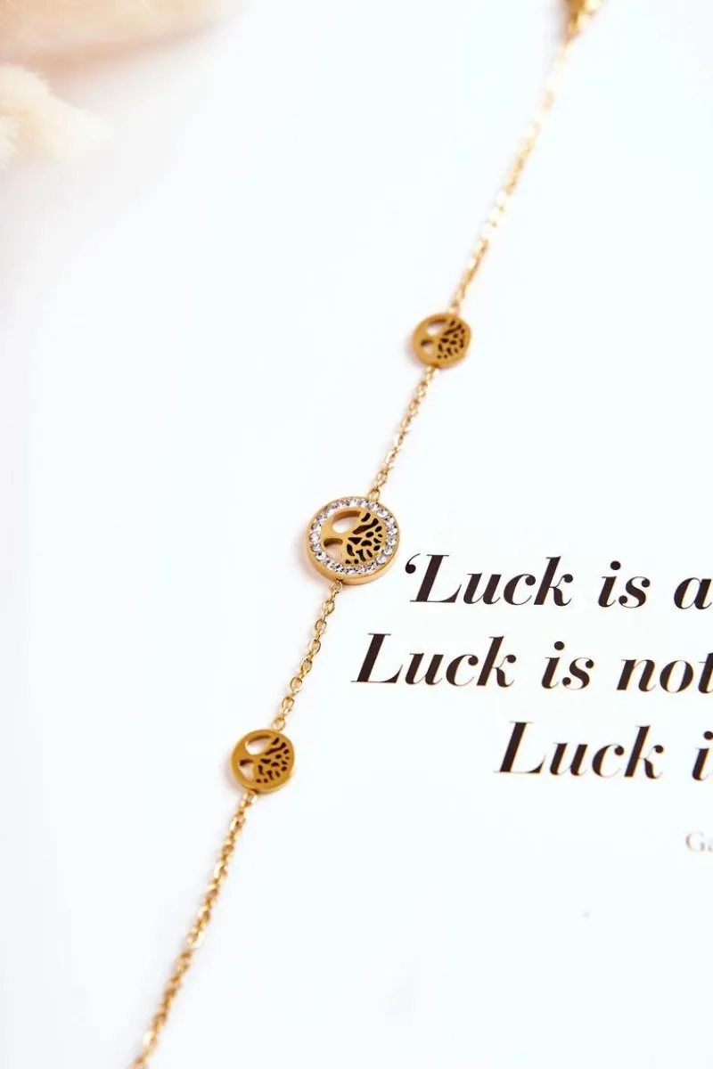 Bransoletki>Giorgio&Dario Damska Bransoletka Celebrytka Trzy Drzewa Życia Złota