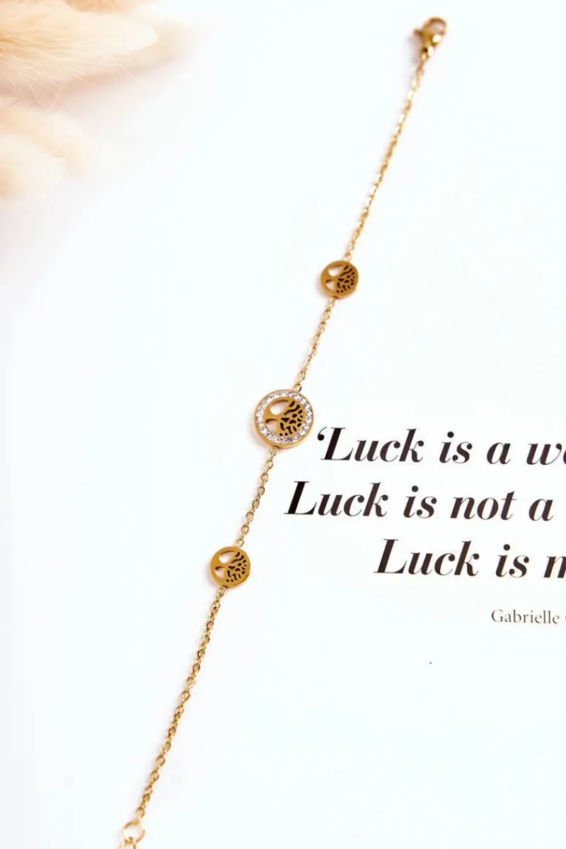 Bransoletki>Giorgio&Dario Damska Bransoletka Celebrytka Trzy Drzewa Życia Złota