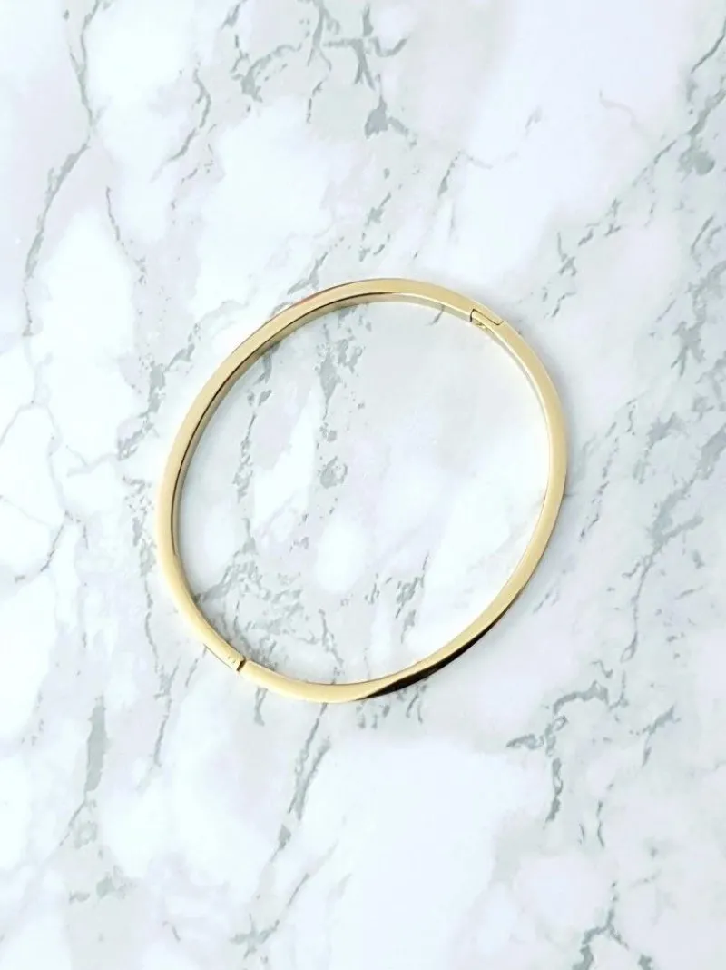 Bransoletki>Boto Damska Bransoletka Stalowa Z Cyrkoniami 4mm Złota Valerii