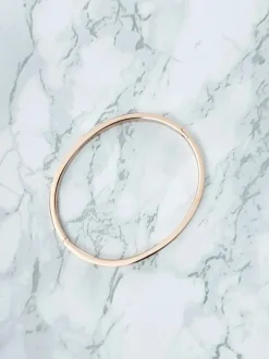 Sale Boto Damska Bransoletka Stalowa Z Cyrkoniami 4mm Różowe Złoto Valerii