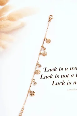 Clearance Damska Bransoletka Z Cyrkoniami Drzewa Złota Bransoletki