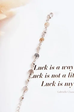 Outlet Boto Damska Bransoletka Z Cyrkoniami Drzewa Srebrna