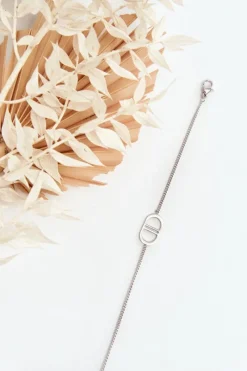 Discount Damska Bransoletka Ze Stali Nierdzewnej Srebrna Bransoletki