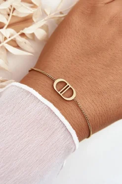 Bransoletki>Glam Chic Damska Bransoletka Ze Stali Nierdzewnej Złota