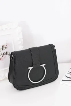 Discount Boto Damska Czarna Elegancka Listonoszka