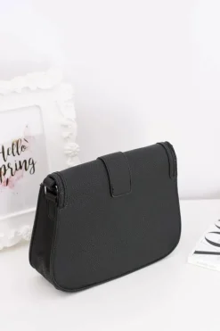 Discount Boto Damska Czarna Elegancka Listonoszka