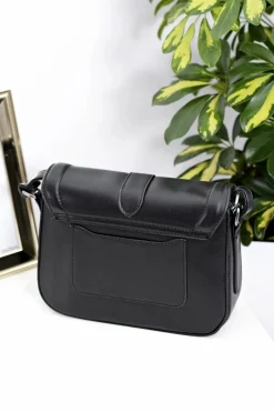 Listonoszki>Boto Damska Czarna Torebka na Ramię Listonoszka