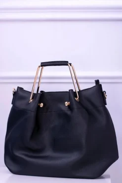 Damska Czarna Torebka Worek Torebki Klasyczne