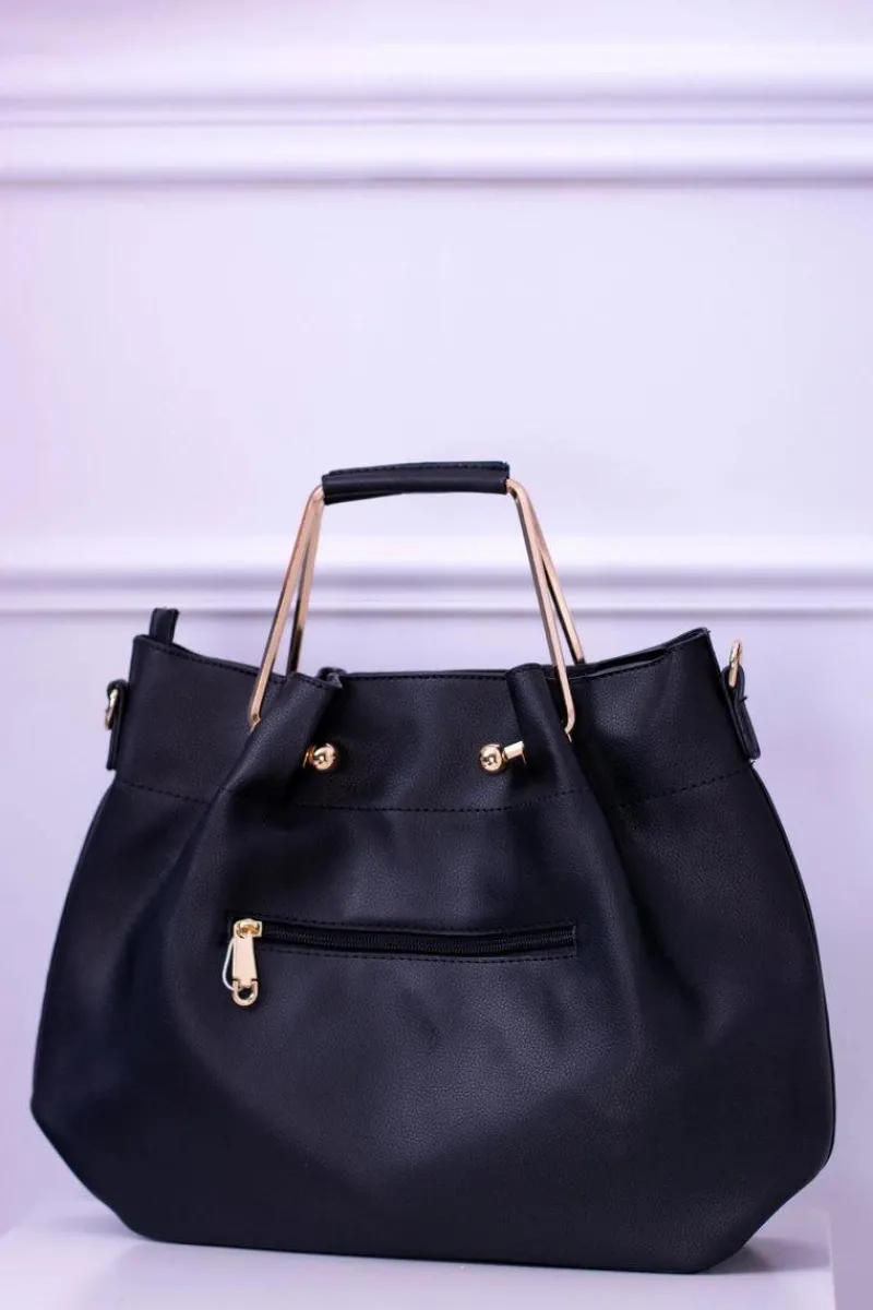 Damska Czarna Torebka Worek Torebki Klasyczne