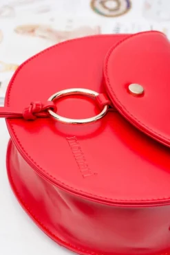 Torebki Monnari|Listonoszki>Monnari Damska Czerwona Stylowa Listonoszka