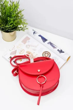 Torebki Monnari|Listonoszki></noscript>Monnari Damska Czerwona Stylowa Listonoszka