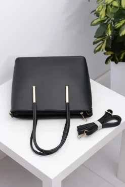 Torebki Klasyczne>Boto Damska Duża Czarna Klasyczna Torebka