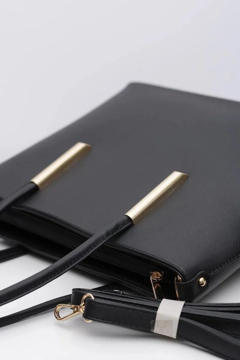 Torebki Klasyczne>Boto Damska Duża Czarna Klasyczna Torebka