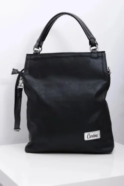 Torebki Klasyczne>Boto Damska Duża Czarna Klasyczna Torba