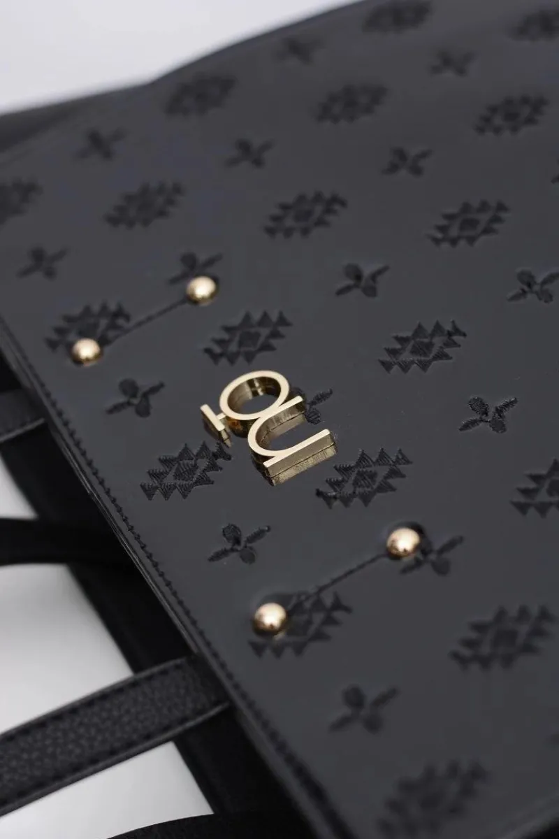 Torebki Nobo>Nobo Damska Duża Czarna Torba