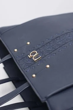 Torebki Nobo></noscript>Nobo Damska Duża Granatowa Torba