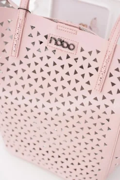 Torebki Nobo></noscript>Nobo Damska Duża Różowa Torebka Shopper