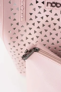 Torebki Nobo></noscript>Nobo Damska Duża Różowa Torebka Shopper