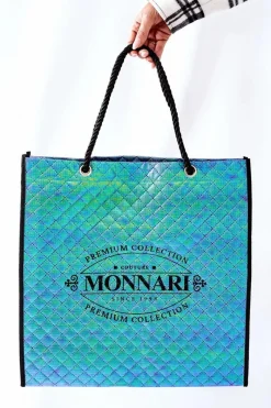 Torby Podróżne|Torebki Plażowe>Monnari Damska Duża Torba Shopper BAG0030-M12 Holograficzna