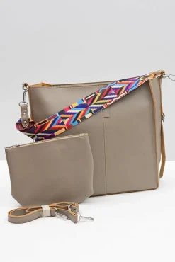 New Boto Damska Duża Torba Taupe