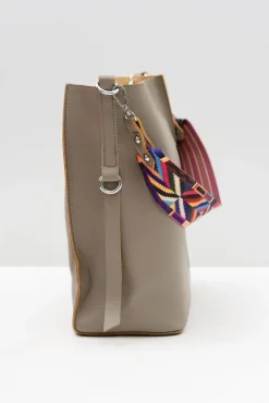 New Boto Damska Duża Torba Taupe